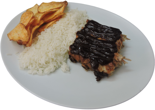 Foto - Prato costela com molho barbecue